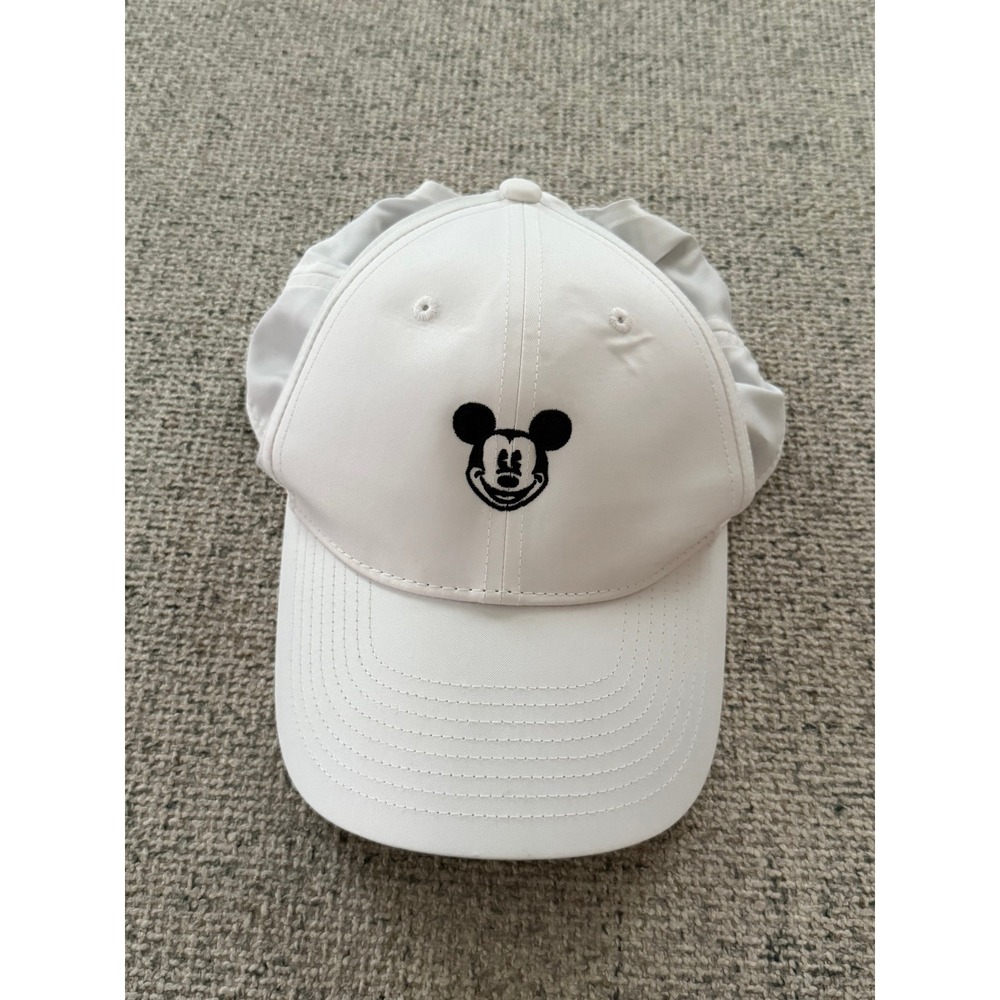 Nike Golf Disney Mickey Mouse Adjustable Hat White Performance Cap Swoosh Logo